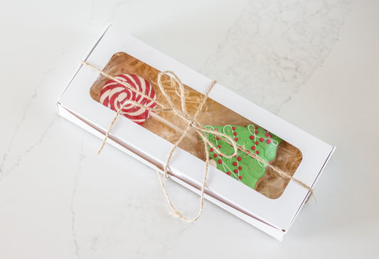 Christmas Tree Cookie with Candy Cane