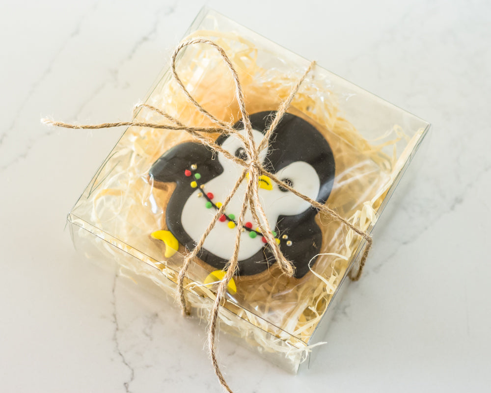 Festive Penguin Cookie