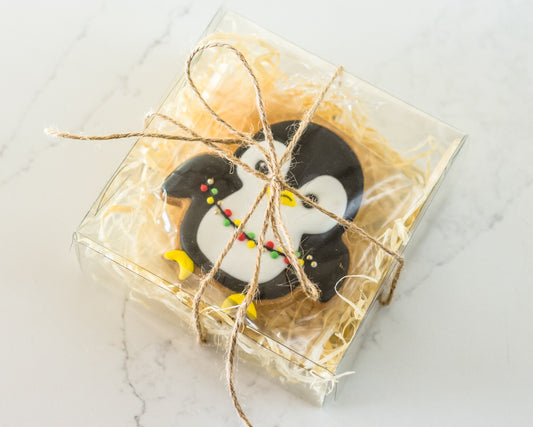Festive Penguin Cookie