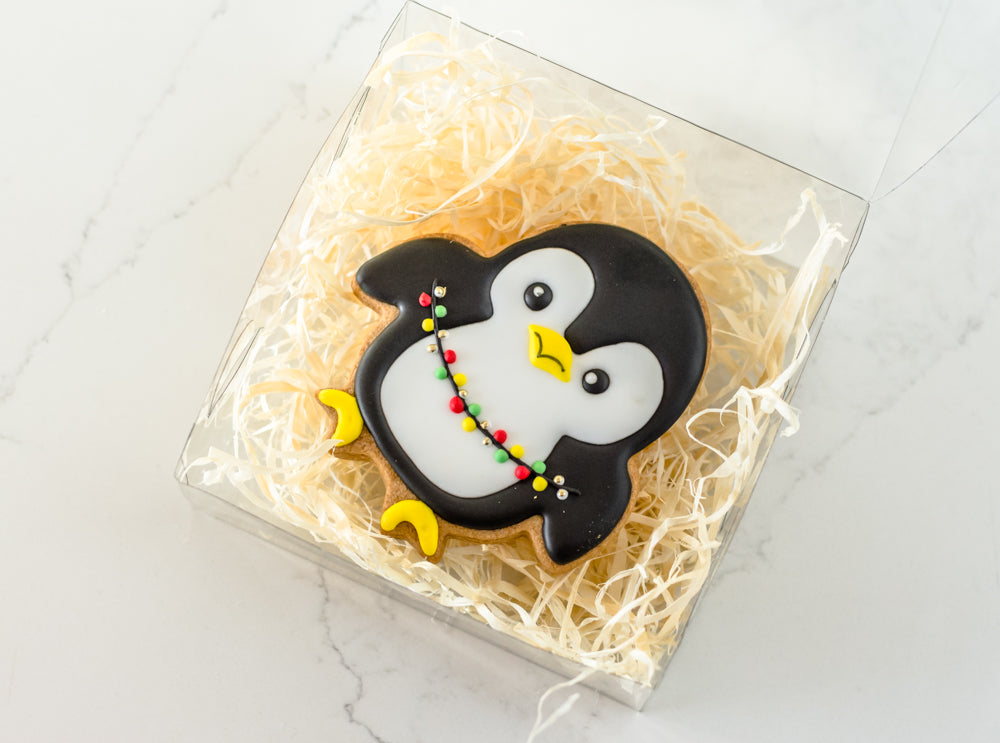 Festive Penguin Cookie