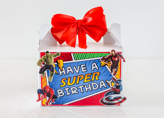 Superhero Birthday Party Box
