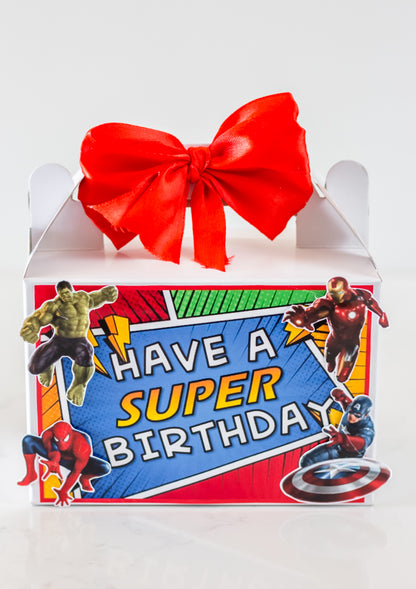Superhero Birthday Party Box