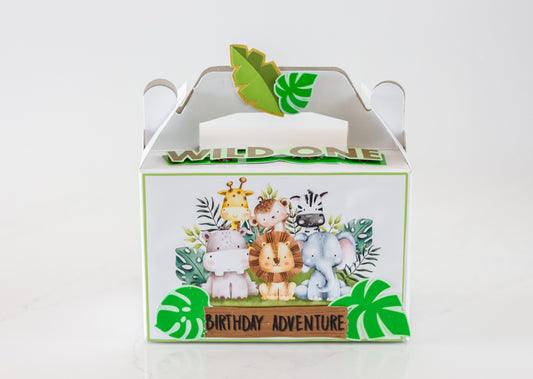 Wild One Jungle Birthday Party Box